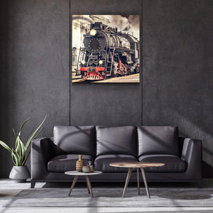 ・"Train"・Glass Wall Art - ArtDesigna Glass Printing Wall Art