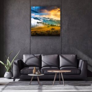 ・"Valley"・Glass Wall Art - ArtDesigna Glass Printing Wall Art