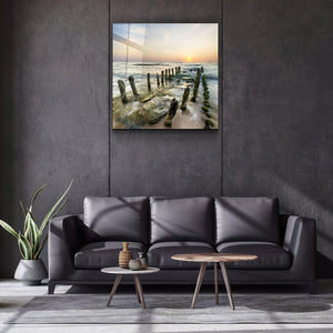 ・"Ruined Dock"・Glass Wall Art - ArtDesigna Glass Printing Wall Art