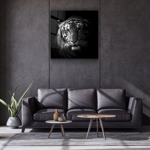 Silent Strength | Glass Wall Art - Artdesigna