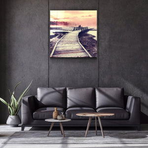 ・"Sunset Landscape 2"・Glass Wall Art - ArtDesigna Glass Printing Wall Art