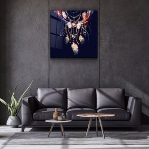 ."Feather Necklace". Glass Wall Art - ArtDesigna Glass Printing Wall Art