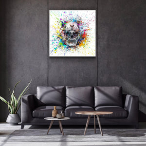 ・"Skulla"・Glass Wall Art - ArtDesigna Glass Printing Wall Art