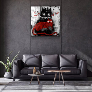 ・"Abstract Cat"・Glass Wall Art - ArtDesigna Glass Printing Wall Art