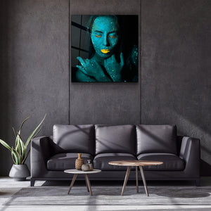 ・"Dreamer Green"・Glass Wall Art - ArtDesigna Glass Printing Wall Art