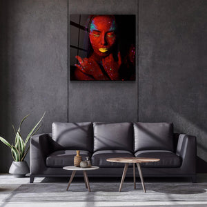 ・"Dreamer Red"・Glass Wall Art - ArtDesigna Glass Printing Wall Art