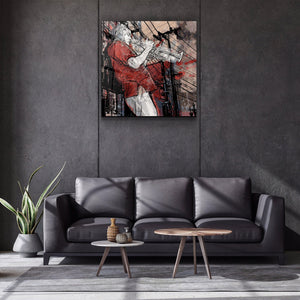 ・"Abstract Musician V2"・Glass Wall Art - ArtDesigna Glass Printing Wall Art