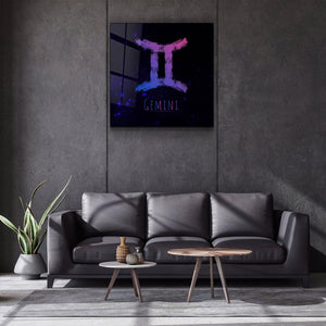 ."Zodiac V2 - Gemini". Glass Wall Art - ArtDesigna Glass Printing Wall Art