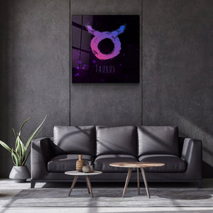 ."Zodiac V2 - Taurus". Glass Wall Art - ArtDesigna Glass Printing Wall Art