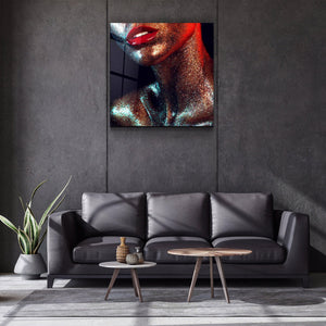 ・"Silvery Make Up"・Glass Wall Art - ArtDesigna Glass Printing Wall Art