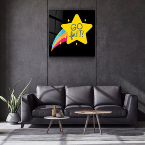 ・"Go For It"・Glass Wall Art - ArtDesigna Glass Printing Wall Art