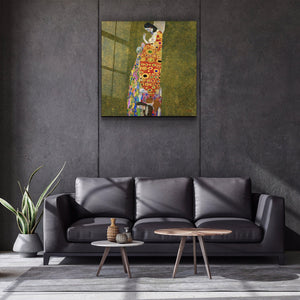 ."Gustav Klimt's Hope II ". Glass Wall Art - ArtDesigna Glass Printing Wall Art