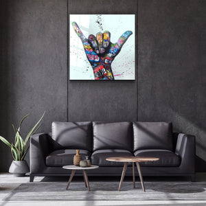 ."Hang Loose". Designer's Collection Glass Wall Art - ArtDesigna Glass Printing Wall Art