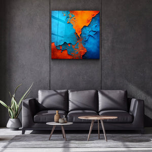 ."Cracked Wall". Designer's Collection Glass Wall Art - ArtDesigna Glass Printing Wall Art