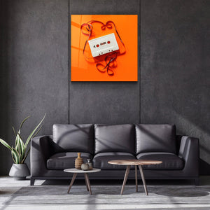 ."Cassette". Designer's Collection Glass Wall Art - ArtDesigna Glass Printing Wall Art