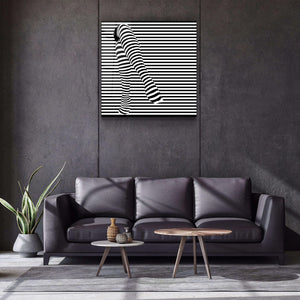 ."Line Legs". Designer's Collection Glass Wall Art - ArtDesigna Glass Printing Wall Art
