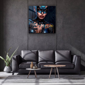 ."Tattooed v5". Designer's Collection Glass Wall Art - ArtDesigna Glass Printing Wall Art