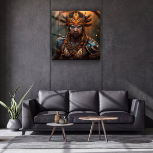 ."Warriors 1". Secret World Collection Glass Wall Art - ArtDesigna Glass Printing Wall Art