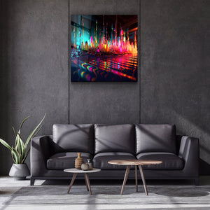 ."Paint Drops V1". Designers Collection Glass Wall Art - ArtDesigna Glass Printing Wall Art