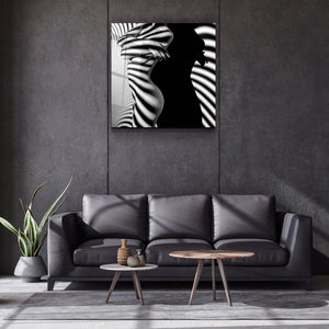 ."Naked Shadows". Designers Collection Glass Wall Art - ArtDesigna Glass Printing Wall Art
