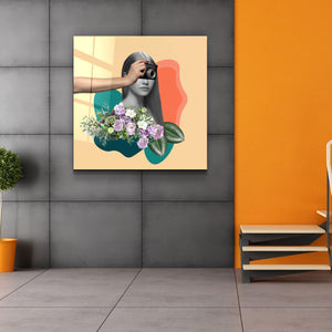 ."Photo Shoot - Retro". Contemporary Collection Glass Wall Art - ArtDesigna Glass Printing Wall Art