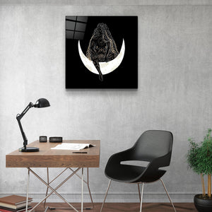 ."Moon Modern V1". Designer's Collection Glass Wall Art - ArtDesigna Glass Printing Wall Art