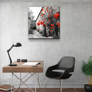 ・"Red Roses"・Glass Wall Art - ArtDesigna Glass Printing Wall Art