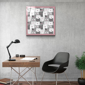 ・"Cats"・Glass Wall Art - ArtDesigna Glass Printing Wall Art