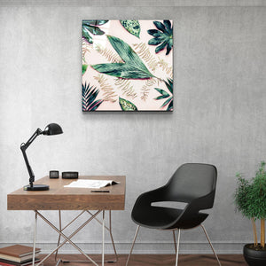 ・"Tropical Leaves"・Glass Wall Art - ArtDesigna Glass Printing Wall Art
