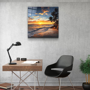 ・"Palm Trees"・Glass Wall Art - ArtDesigna Glass Printing Wall Art