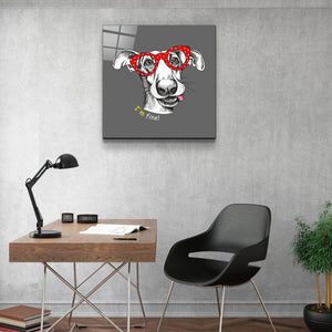 ・"I'm Fine"・Glass Wall Art - ArtDesigna Glass Printing Wall Art
