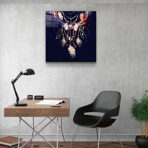 ."Feather Necklace". Glass Wall Art - ArtDesigna Glass Printing Wall Art