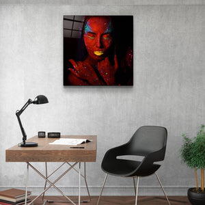 ・"Dreamer Red"・Glass Wall Art - ArtDesigna Glass Printing Wall Art