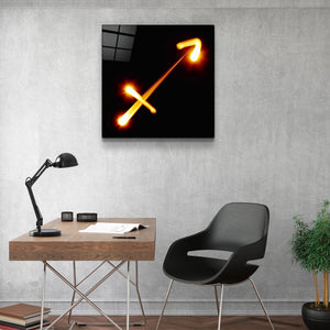 ."Sagittarius Zodiac Symbol". Glass Wall Art - ArtDesigna Glass Printing Wall Art