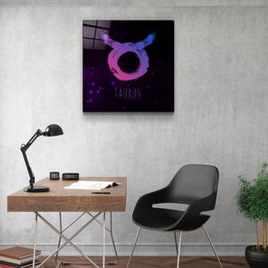 ."Zodiac V2 - Taurus". Glass Wall Art - ArtDesigna Glass Printing Wall Art