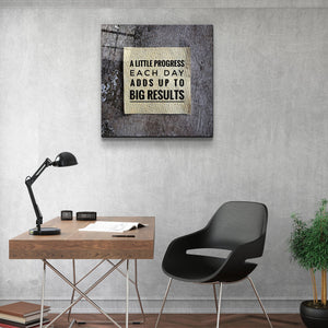 ・"Big Results"・Glass Wall Art - ArtDesigna Glass Printing Wall Art