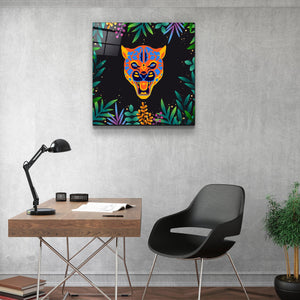 ・"Animal Republic-Puma"・Designers Collection Glass Wall Art - ArtDesigna Glass Printing Wall Art