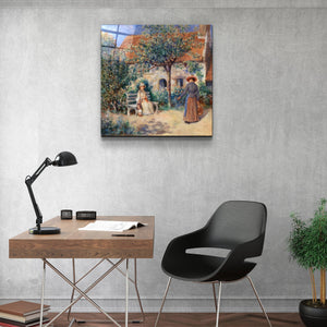 ."In Brittany (En Bretagne) (1886) by Pierre-Auguste Renoir". Glass Wall Art - ArtDesigna Glass Printing Wall Art