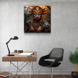 ."Warriors 1". Secret World Collection Glass Wall Art - ArtDesigna Glass Printing Wall Art