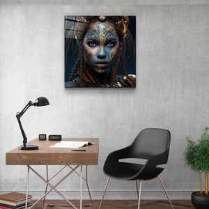 ."Woman Warrior 5". Secret World Collection Glass Wall Art - ArtDesigna Glass Printing Wall Art