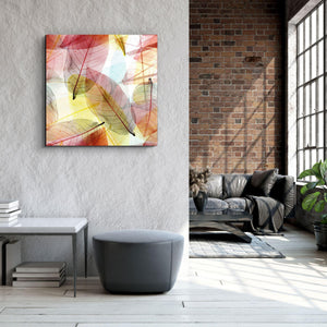 ・"Colored Leaves"・Glass Wall Art - ArtDesigna Glass Printing Wall Art