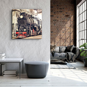 ・"Train"・Glass Wall Art - ArtDesigna Glass Printing Wall Art