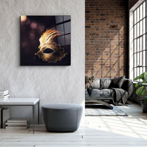 ・"Ball Mask"・Glass Wall Art - ArtDesigna Glass Printing Wall Art