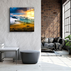 ・"Valley"・Glass Wall Art - ArtDesigna Glass Printing Wall Art