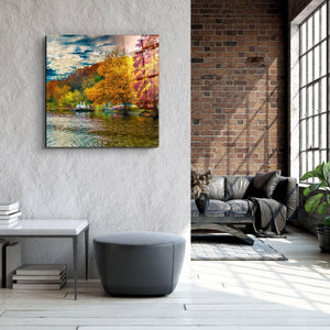 ・"Lake"・Glass Wall Art - ArtDesigna Glass Printing Wall Art