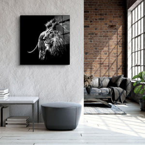 ・"Lion"・Glass Wall Art - ArtDesigna Glass Printing Wall Art