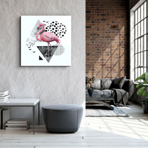 ・"Flamingo"・Glass Wall Art - ArtDesigna Glass Printing Wall Art