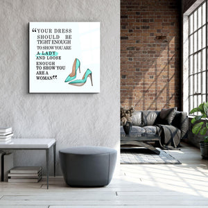 ・"Dress"・Glass Wall Art - ArtDesigna Glass Printing Wall Art