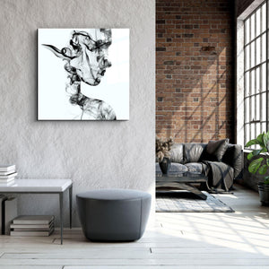 ・"Smoky Lines"・Glass Wall Art - ArtDesigna Glass Printing Wall Art