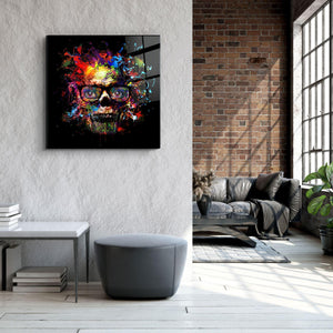 ・"Skeleton"・Glass Wall Art - ArtDesigna Glass Printing Wall Art